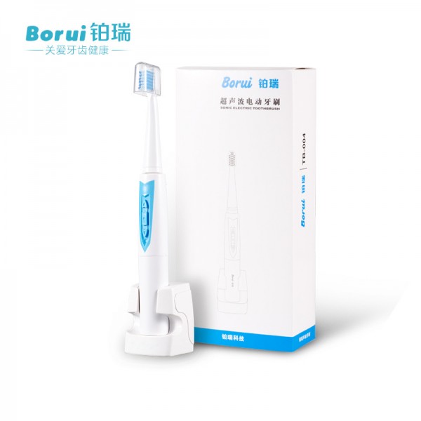 Borui鉑瑞TB-004電動牙刷成人兒童充電式超音波軟毛工廠,批發,進口,代購