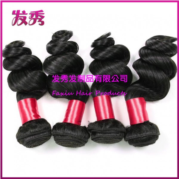 工廠直銷海外倉代發巴西100%真人假發100g#1b loose wave發簾工廠,批發,進口,代購