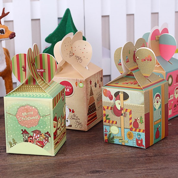 聖誕節蘋果盒 精美聖誕禮品盒 繽紛聖誕節蘋果盒平安果盒子PJ-04批發・進口・工廠・代買・代購