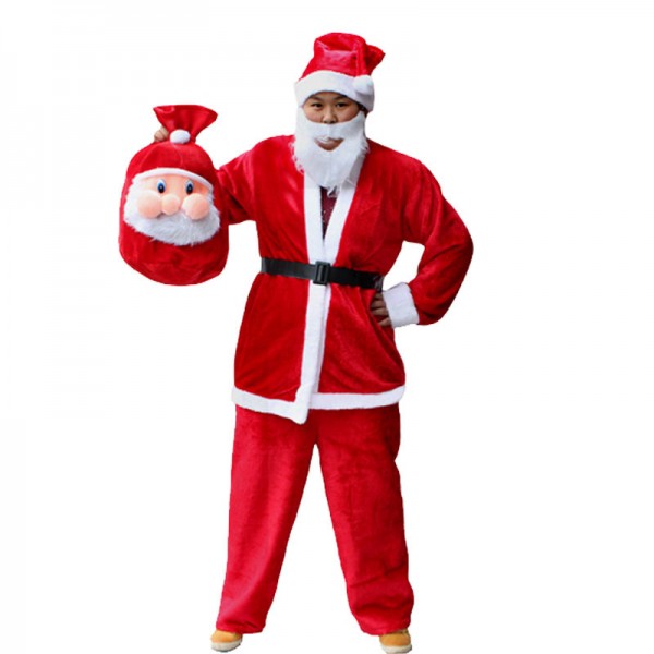 高檔聖誕服裝大人聖誕節服裝聖誕老人服裝衣服男裝A款770g批發・進口・工廠・代買・代購