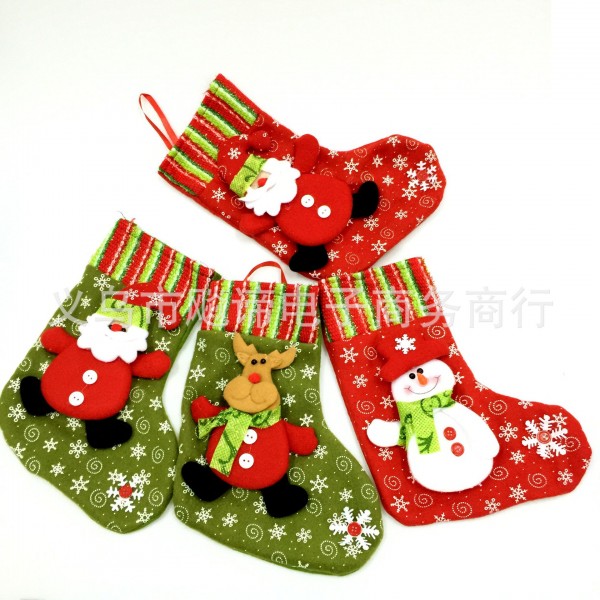 聖誕襪 立體聖誕襪聖誕襪子聖誕禮物袋聖誕節裝飾聖誕襪批發工廠,批發,進口,代購