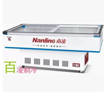 深圳海鮮展示冷櫃玻璃推拉多門南凌臥式保鮮冰櫃HX-1800批發・進口・工廠・代買・代購