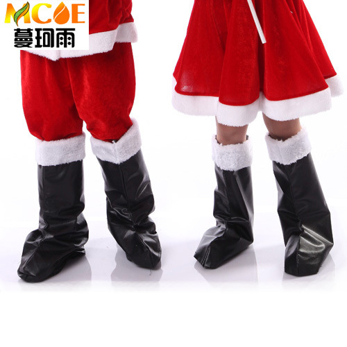 聖誕老人靴子兒童聖誕皮靴聖誕節裝飾道具 聖誕服飾配件 節日服飾工廠,批發,進口,代購