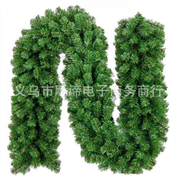 聖誕節裝飾品 2.7米普通PVC綠色藤條 加密藤條 現貨 工廠直銷工廠,批發,進口,代購