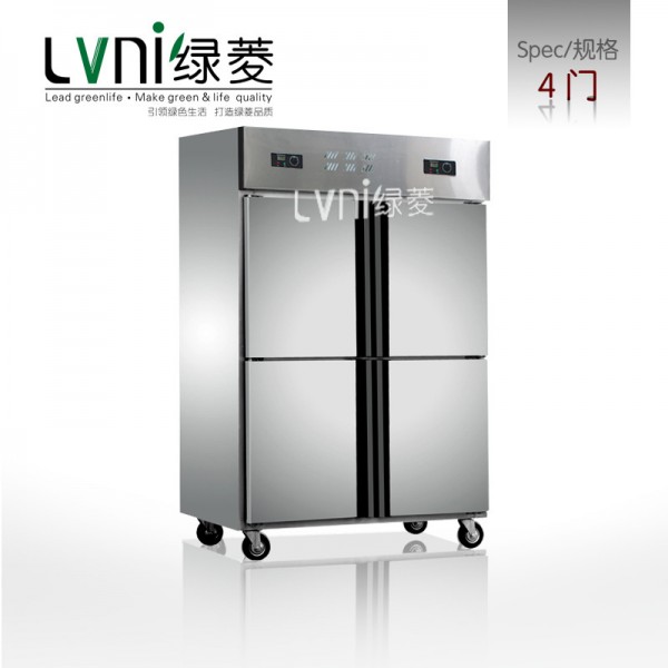 綠零/LVNI不銹鋼廚房冷櫃 保鮮櫃 冰櫃 商用廚房設備 雙機雙溫批發・進口・工廠・代買・代購