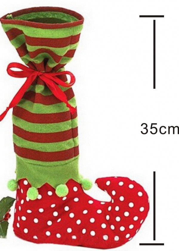 廠傢批發聖誕禮品裝飾 節日禮物聖誕襪子糖果袋 聖誕小精靈的襪子工廠,批發,進口,代購