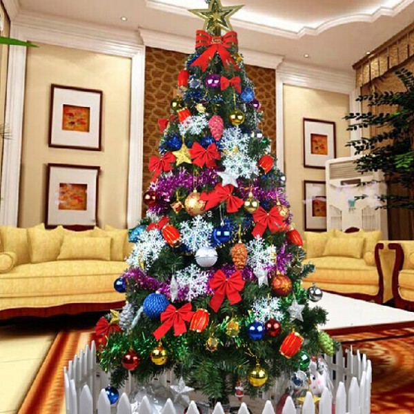豪華加密1.8米聖誕樹套餐 180cm聖誕節裝飾品聖誕樹裝飾套餐工廠,批發,進口,代購
