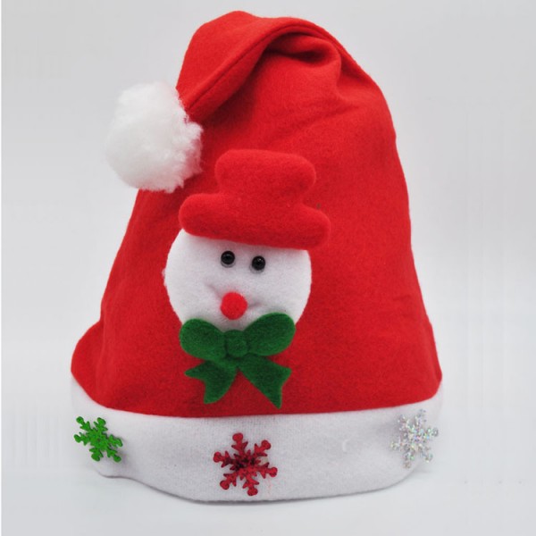 聖誕節裝飾 高檔拉絨聖誕帽 聖誕帽子 兒童款 老人雪人牛頭款工廠,批發,進口,代購