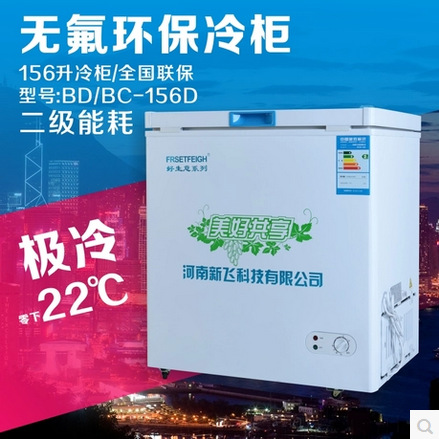 河南新飛科技冷櫃 BC/BD-156D冷藏轉換冰櫃 傢用冷櫃 可移動冷櫃工廠,批發,進口,代購