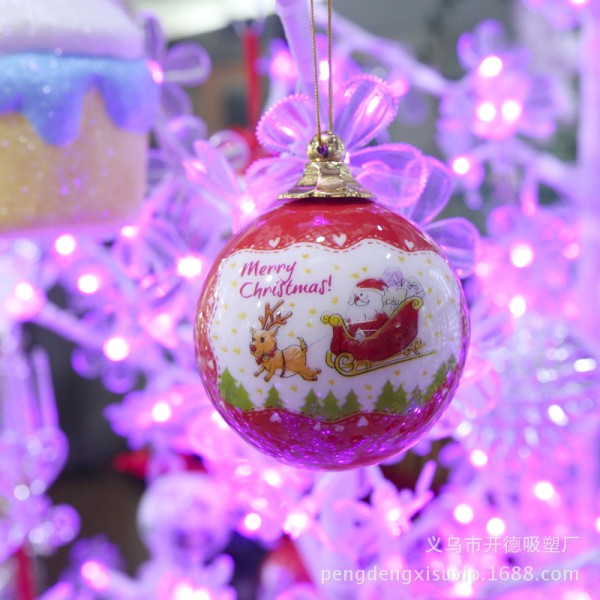 批發聖誕彩球塑料聖誕球 舞臺裝飾品 聖誕樹掛件 聖誕節裝飾品工廠,批發,進口,代購