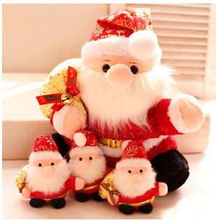 卡通聖誕老人毛絨玩具公仔 音樂聖誕老人佈娃娃 聖誕節禮品批發工廠,批發,進口,代購
