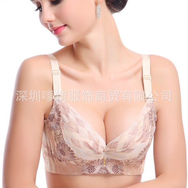 胸罩薄款無海綿內衣天貓爆款小胸加厚聚攏收副乳調整型胸罩罩批發工廠,批發,進口,代購