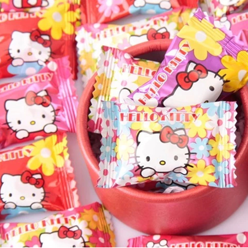 正品潤谷 Hello Kitty糖果喜糖 凱蒂貓水果汁軟糖 1000g/袋工廠,批發,進口,代購