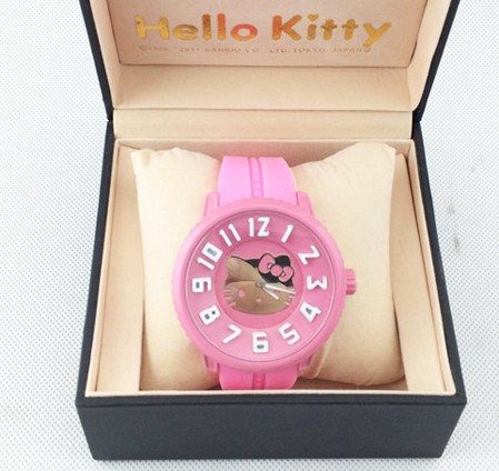 日本原裝hello kitty手錶 時尚情侶表 電子機芯 矽膠表帶 正品工廠,批發,進口,代購