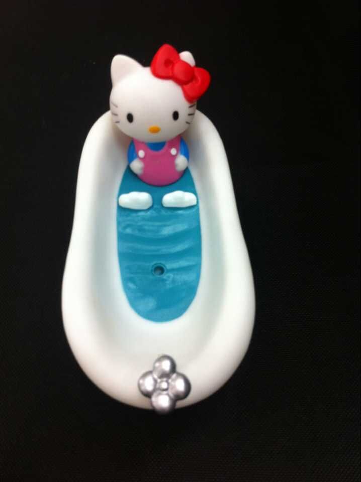韓版創意可愛卡通hello kitty 浴缸肥皂盒 瀝水香皂盒工廠,批發,進口,代購