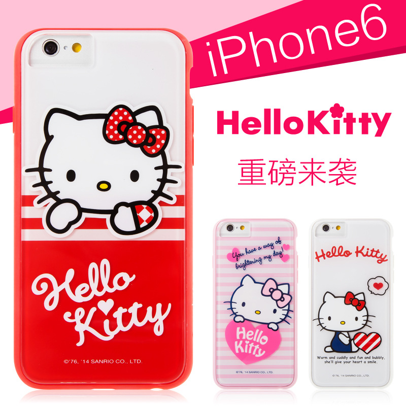X-doria/道瑞 iphone6/6+ 手機殼 凱蒂貓保護殼 Hello Kitty 正品工廠,批發,進口,代購