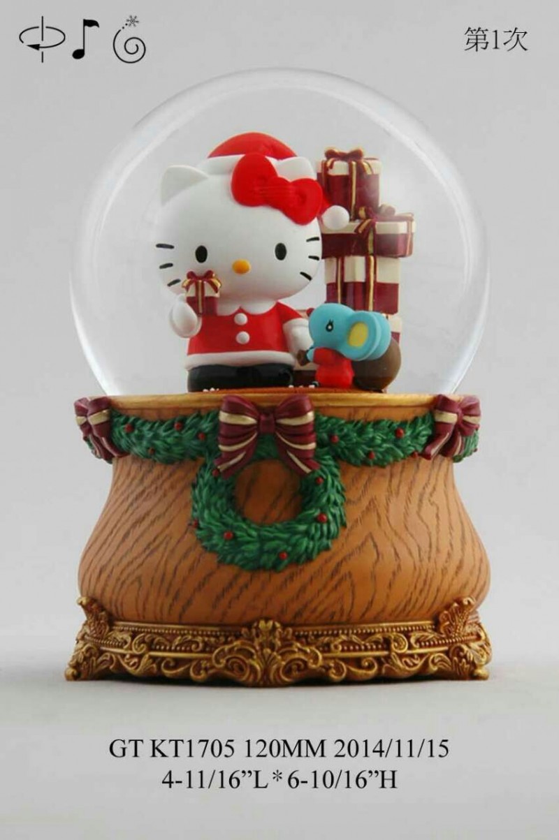 廠傢批發jarll贊爾音樂盒hello kitty聖誕禮物盒節日生日禮物批發・進口・工廠・代買・代購