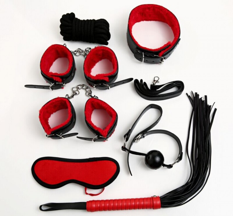 成人情趣商品情趣7件套皮革毛絨套裝束縛另類夫妻玩具套裝批發工廠,批發,進口,代購