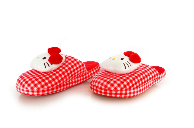 2014最新款Hello Kitty正品棉拖鞋 可愛防滑棉鞋女廠傢直銷 14705工廠,批發,進口,代購