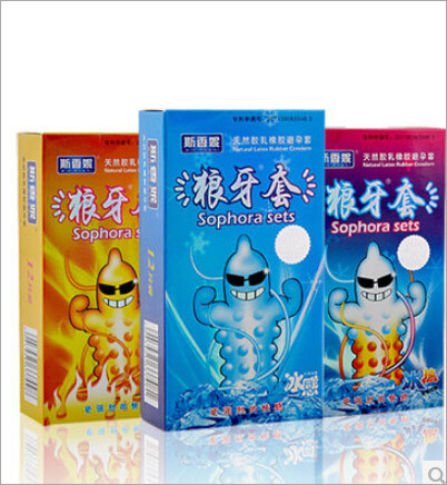 正品斯香妮避孕套浮點大顆粒安全套狼牙套冰涼感熱感情趣用品批發工廠,批發,進口,代購