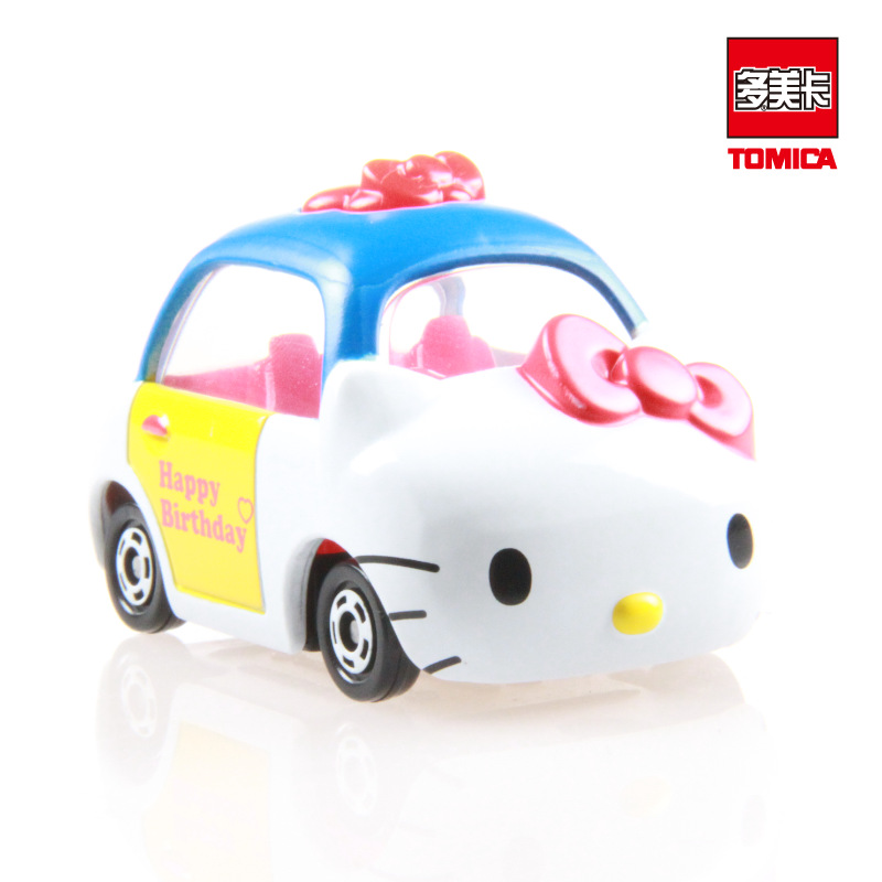 正版TOMY多美卡合金車模仿真車玩具hello kitty貓特別版專櫃正品工廠,批發,進口,代購