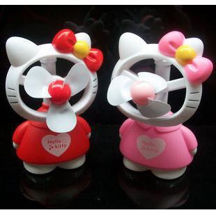 正品 隆達LD116 hello kitty USB充電風扇 卡通迷你時尚kt風扇工廠,批發,進口,代購