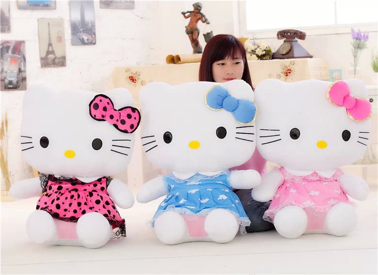 毛絨玩具 可愛Hello Kitty公仔大號娃娃女生生日禮物廠傢直供工廠,批發,進口,代購