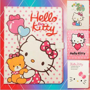 蘋果new iPad ipad2 帶休眠皮套 Hello kitty可愛超薄皮套工廠,批發,進口,代購