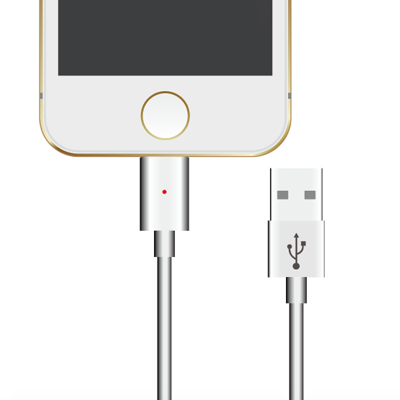蘋果iphone5手機磁吸充電線磁鐵吸附充電線蘋果iphone6磁吸充電線工廠,批發,進口,代購