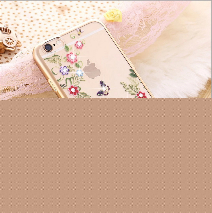 iphone6s手機殼新款4.7矽膠超薄蘋果6splus保護套水鉆透明5.5軟女工廠,批發,進口,代購