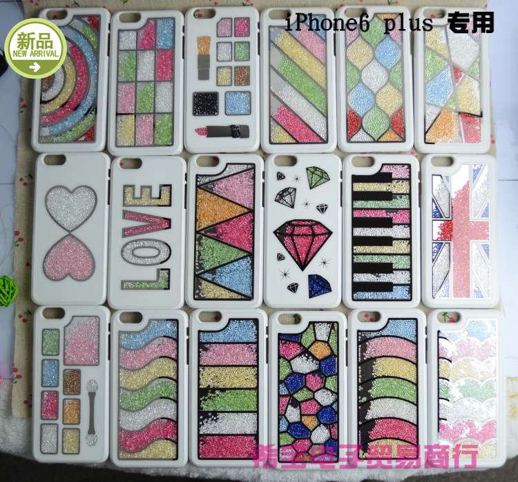 iPhone6手機殼 水鉆 流沙手機殼 iPhone6 plus手機殼 沙漏手機殼工廠,批發,進口,代購