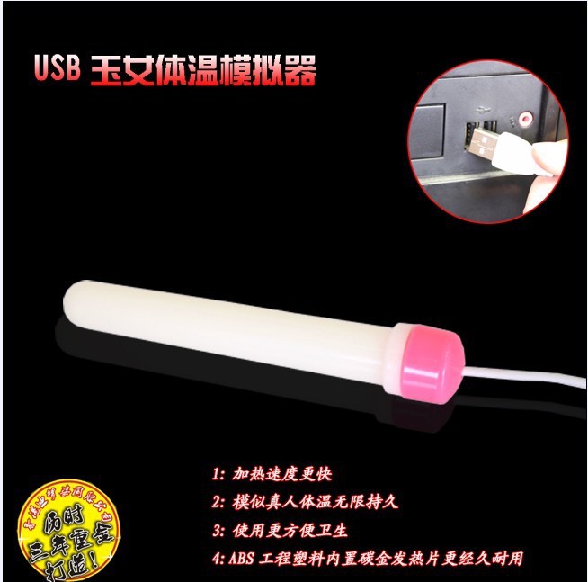 包郵USB加溫棒飛機杯充氣娃娃名器陰臀倒模加熱棒成人情趣情趣用品工廠,批發,進口,代購