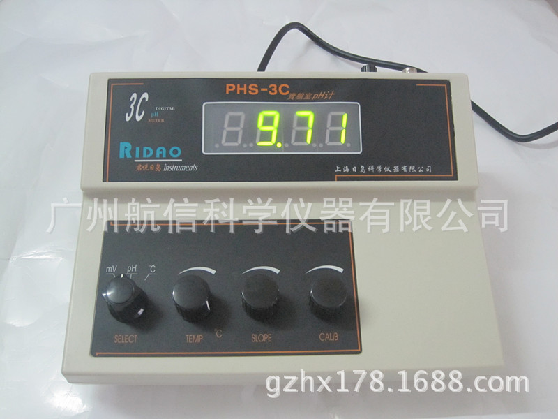 上海日島PHS-3C精密級酸度計�~14.00 PH計污水酸度計工廠,批發,進口,代購