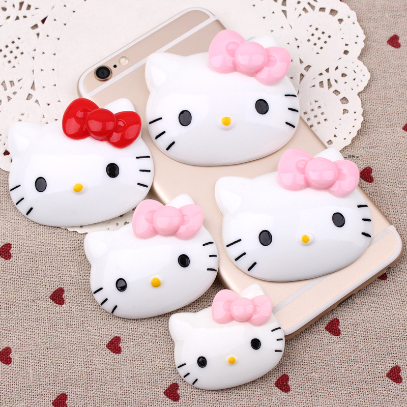 樹脂KT貓 hello kitty貓 卡通KT貓頭 凱蒂貓DIY手機殼飾品配件批發・進口・工廠・代買・代購