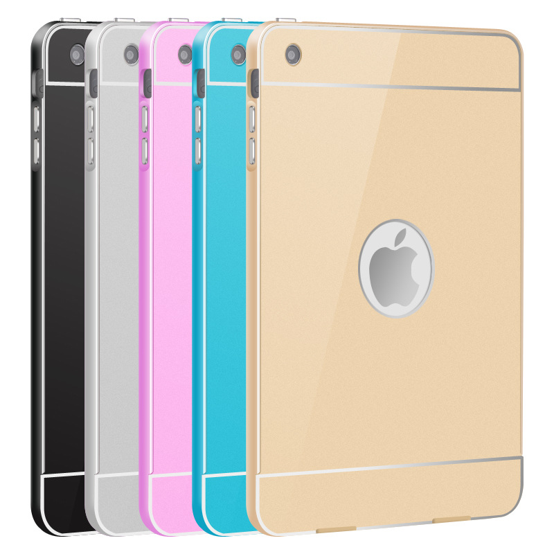 蘋果ipad mini 超薄手機殼金屬邊框後蓋 防摔保護套PC硬殼 批發批發・進口・工廠・代買・代購