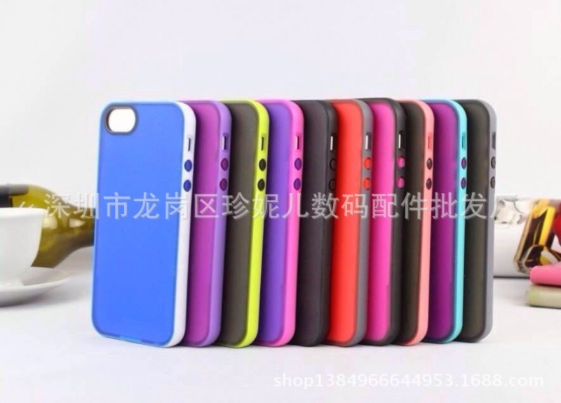 貝爾金 IPHONE5 糖果色時尚蘋果 iPhone5S手機殼TPU雙色保護套工廠,批發,進口,代購