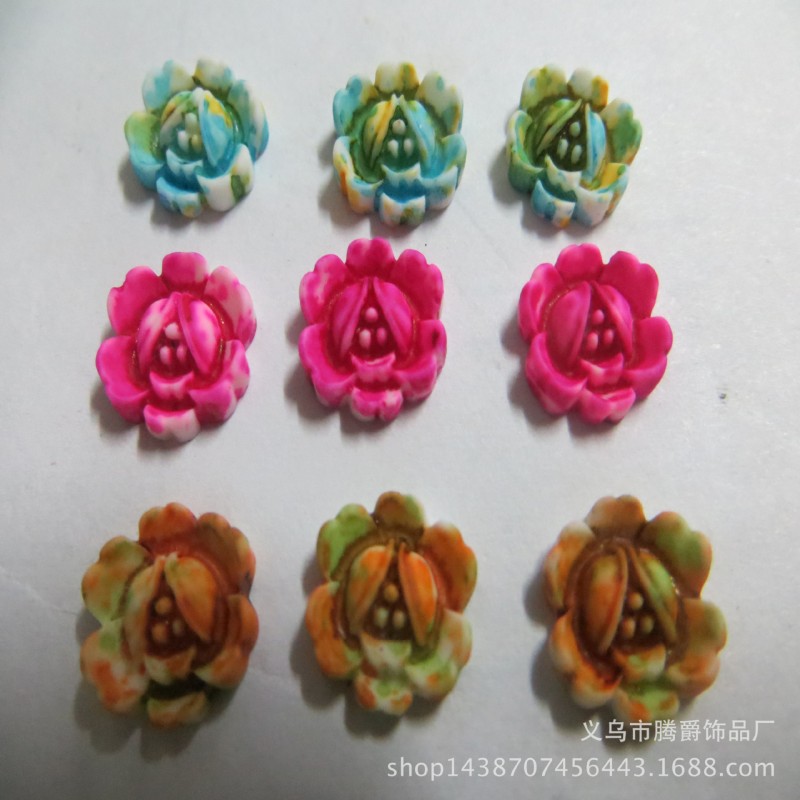 廠傢直銷 diy樹脂飾品配件 樹脂花 手機美容 兒童發飾 來樣定做工廠,批發,進口,代購