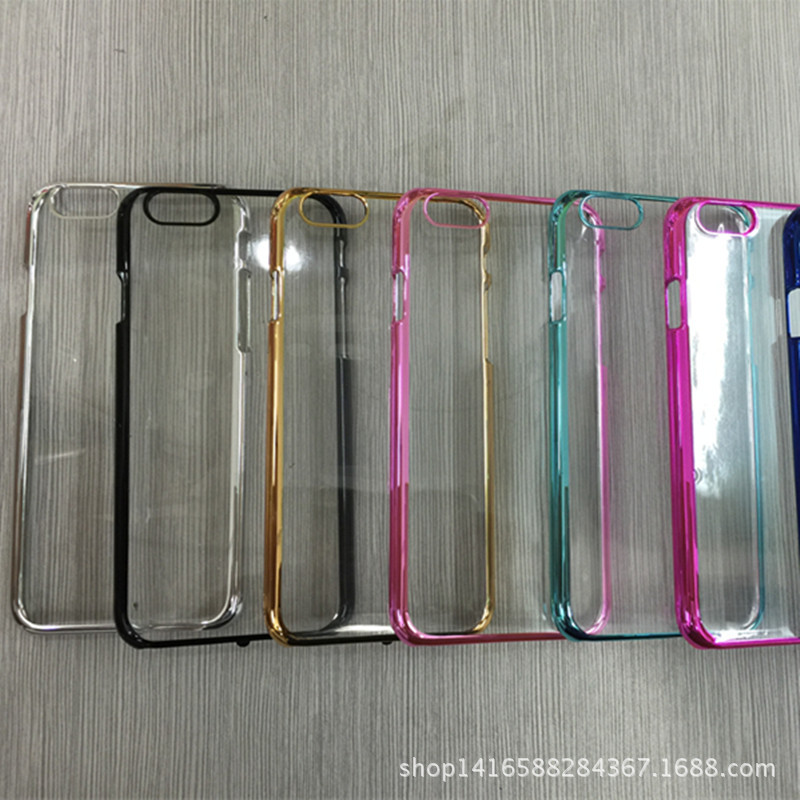 iphone6手機殼 蘋果6plus保護殼 超薄4.7寸PC 電鍍金屬套 新款工廠,批發,進口,代購