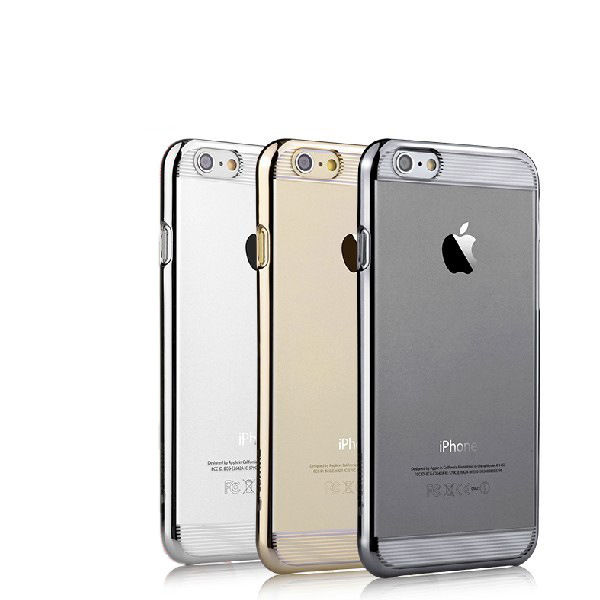 弦月iPhone6 真空電鍍保護殼 iphone6手機殼 蘋果6外殼4.7工廠,批發,進口,代購