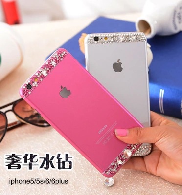最新款iPhone6plus手機殼蘋果6/5s手機殼套5s保護殼日韓水鉆女潮工廠,批發,進口,代購