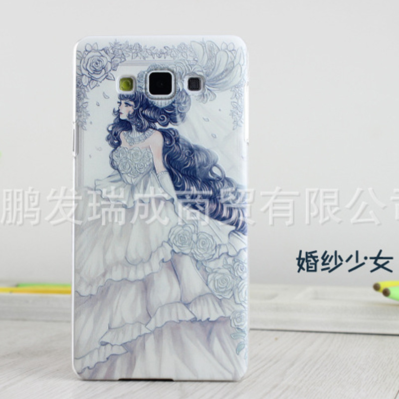 三星a7手機殼 a7009浮雕外殼 uv彩繪 個性時尚手機保護殼來料加工工廠,批發,進口,代購