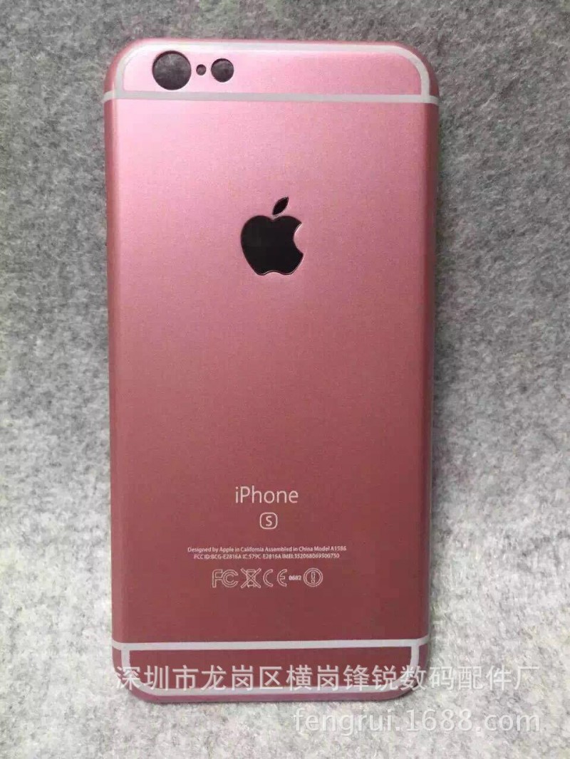 蘋果iphone6S玫瑰金手機殼 蘋果6S手機套 PC仿原硬殼超薄保護殼工廠,批發,進口,代購