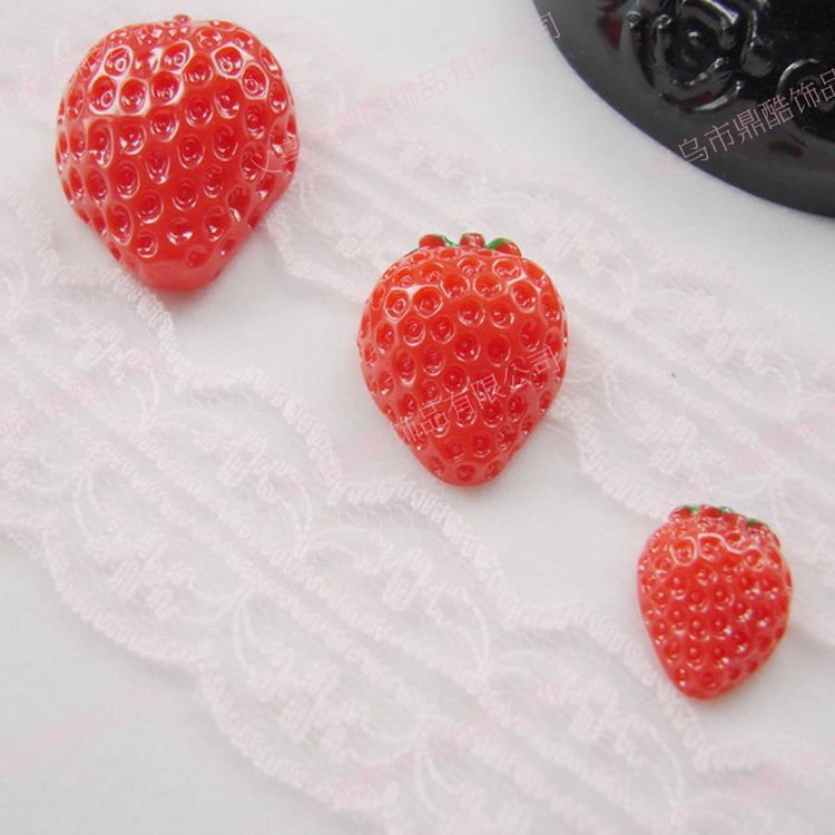 套裝樹脂草莓樹脂美容 diy樹脂手機美容批發樹脂美容飾品配件50套批發・進口・工廠・代買・代購