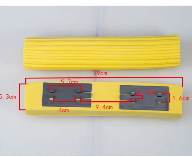 膠棉拖把替換對折棉頭通用膠棉頭海綿頭拖佈頭29CM工廠,批發,進口,代購