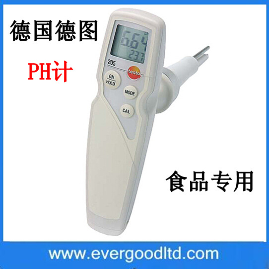 原裝德國德圖testo 205 食品專用PH計 酸堿度計 肉品專用pH計工廠,批發,進口,代購