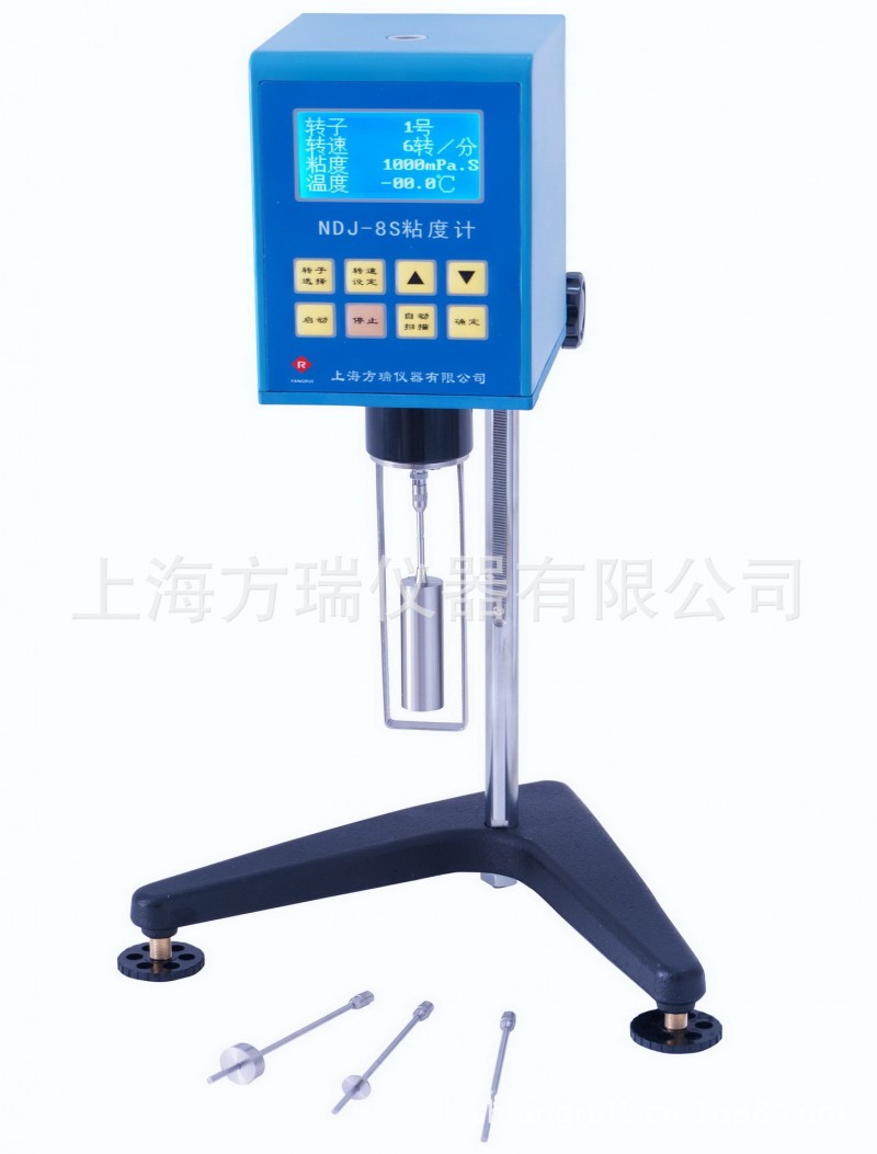 【滬廠直銷】NDJ-8S數字黏度計-大屏液晶,自動掃描,量程自動顯示工廠,批發,進口,代購