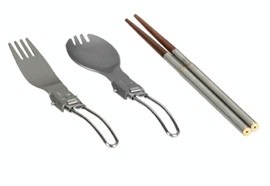 愛路客 正品 組合 戶外野營餐具 筷 叉 勺 超值 三件套   TW-106工廠,批發,進口,代購