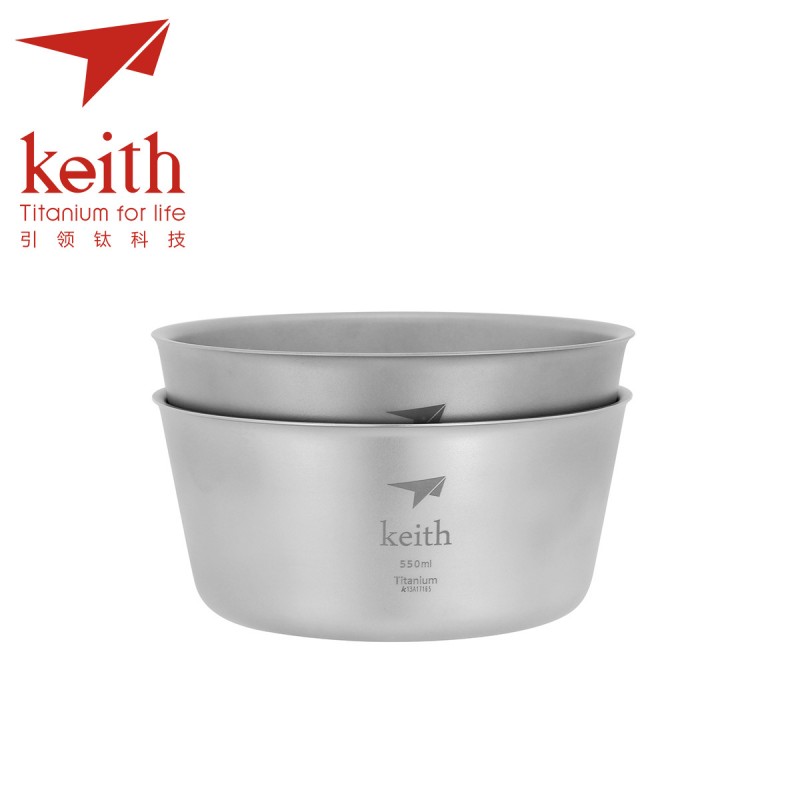 鎧斯keith KT322鈦碗 便攜式野營鈦碗餐具 戶外餐具 個性禮品定製工廠,批發,進口,代購
