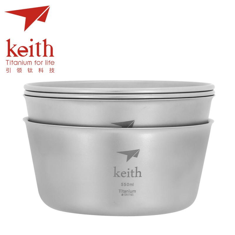 鎧斯keith KT321鈦碗 便攜式野營鈦碗餐具 戶外餐具 個性禮品定製批發・進口・工廠・代買・代購