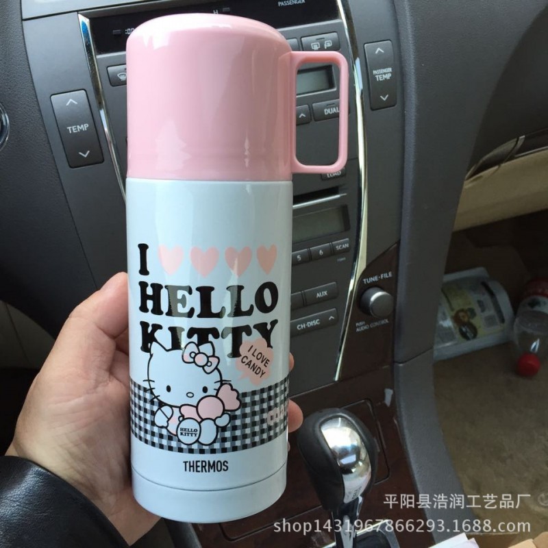 日本 KT貓THERMOS 膳魔師 reefur 梨花杯 男女士 情侶 保溫水杯工廠,批發,進口,代購